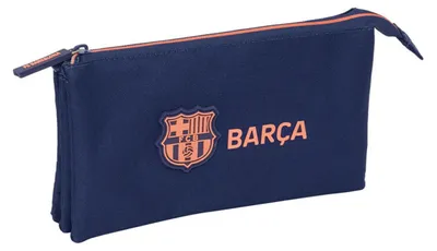 Produktbild von Safta 812526744 F.c Barcelona 2nd Kit Triple Mäppchen Blau Mann Blau One Size