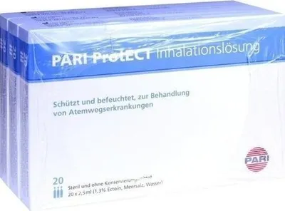Produktbild von Inhalační roztok Pari Protect s ektoinem v ampulích 60X2,5 ml