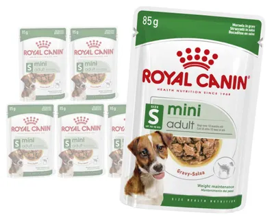 Zdjęcie produktu dla Royal Canin SHN Mini Adult 6x85g Karma Mokra W Sosie Dla Psów Dorosłych Ras Małych