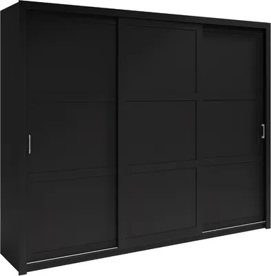 Obrázek produktu pro Šatní skříň s posuvnými dveřmi Frama 255X206X60 cm (bílá)