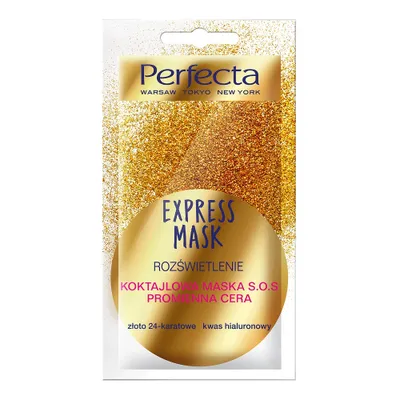 Zdjęcie produktu dla Perfecta Express Koktajlowa maska S.O.S Promienna Cera, 8ml