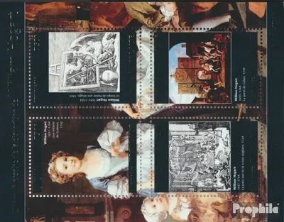 Produktbild von Briefmarken Togo 2014 Mi 5913-5916 Kleinbogen (kompl. Ausgabe) postfrisch William Hogart