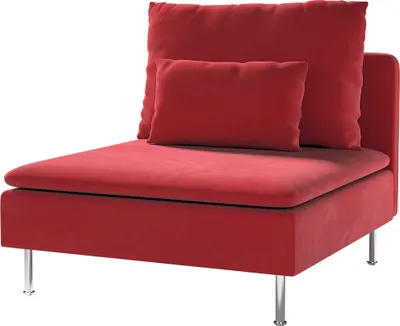Produktbild von Dekoria Bezug für Söderhamn Sitzelement 1, rot, Bezug für Sitzelement 1