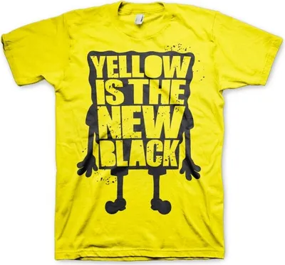 Produktbild von Yellow Is The New Black T-Shirt - Medium - Yellow