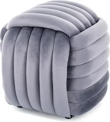 Zdjęcie produktu dla Pufa BRUNI VELVET szara