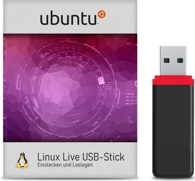 Produktbild von USB-Live Stick: Linux Ubuntu mit 64 Bit 32 GB USB 3.0