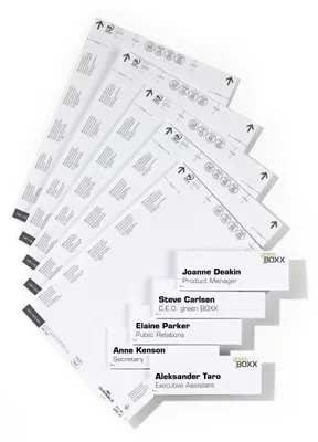 Produktbild von DURABLE Einsteckschilder 149x52,5 mm 50 St., 485002 weiß