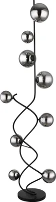 Produktbild von Globo Lighting Stehleuchte Metall schwarz matt, 9x G9 LED