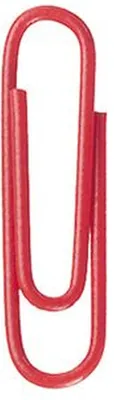 Produktbild von Briefklammer Metall kunststoffüberzogen 26mm orange VE=5x1000 Stück