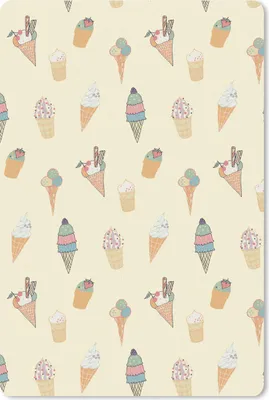 Produktbild von MuchoWow® Mauspad Mousepad Muster - Eiscreme - Sommer 18x27 cm - Mousepads - Maus Mat - Pad - Mausunterlage