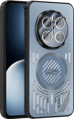 Produktbild von Magnetische Hülle für Honor Magic7 Pro mit Linsenabdeckung, Aluminium Stoßfestes Schutzhülle mit Wärmeableitung Blau