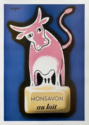 Immagine prodotto di Monsavon al latte - Savignac - 50x70 cm Poster