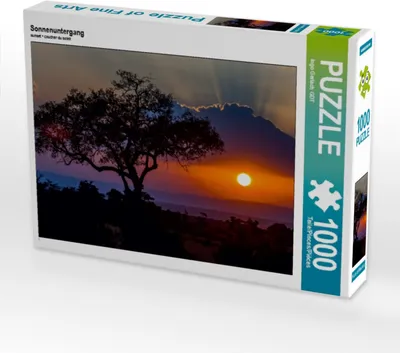 Produktbild von Calvendo Sonnenuntergang 1000 Teile Puzzle quer 640x480mm, Gerlach GDT Ingo; 7298323