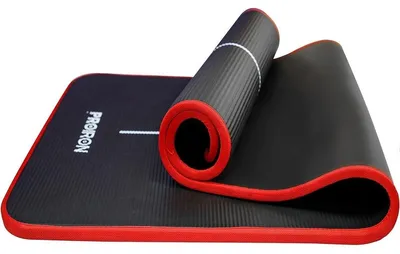 Produktbild von Yogamatte Pilatesmatte Fitnessmatte - 10 mm - NBR-Schaumstoff - 183 x 66 cm - Mit Tragegurt - Für Yoga und Pilates