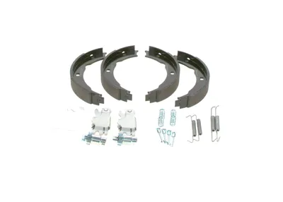 Produktbild von BOSCH Bremsen Set Bremsbackensatz Hinten passend für PEUGEOT 406 (8B) 0 204 113 825