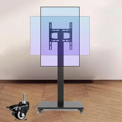 Image de Support TV pour téléviseurs de 32 à 60 pouces, réglable en hauteur et pivotant