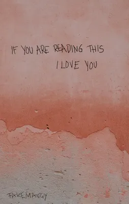 Produktbild von if you are reading this, I love you