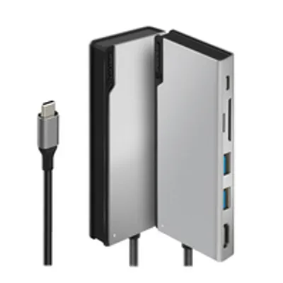 Image de Alogic DockingStation USB-C Uni Power Delivery          grau