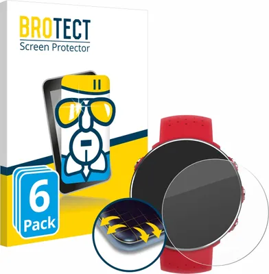 Produktbild von 6x BROTECT Schutzglas für Polar Vantage M Schutzfolie Panzer Folie Glas Display Schutz klar