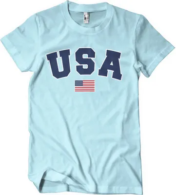 Produktbild von USA Varsity T-Shirt - Large - Skyblue