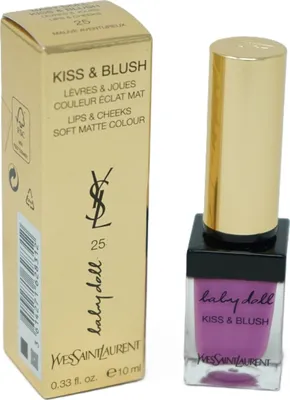 Obrázek produktu pro Yves Saint Laurent Kiss & Blush Lips & Cheeks Soft Matte Colour lesk na rty 25 Mauve Aventureux