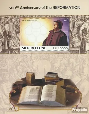 Produktbild von Briefmarken Sierra Leone 2017 Mi Block 1354 (kompl. Ausg.) postfrisch Reformation