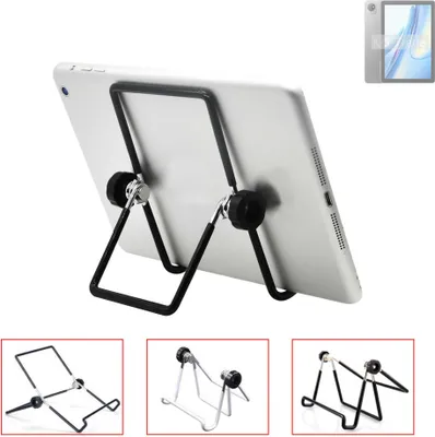 Produktbild von K-S-Trade Tablet-Ständer Tablet-Halterung Tablet-Aufsteller kompatibel mit Blackview Tab70 Wi-Fi faltbarer Tischständer Tablet Halterung