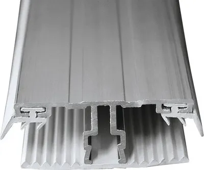 Produktbild von Gutta Alu-Deckprofil mit Weichgummileiste für 16 mm Doppelstegplatten L = 3000 mm