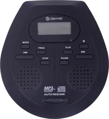 Produktbild von Denver DMP-395B Tragbarer CD-Player Schwarz