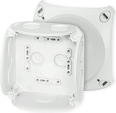Zdjęcie produktu dla Puszka połączeniowa do 4qmm - Płaska puszka montażowa 104x104mm DK 0400 G