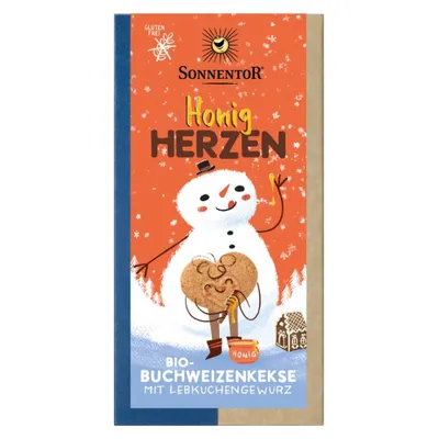 Produktbild von Kekse - Honigherzen glutenfrei 100g | SONNENTOR