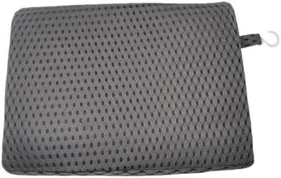 Produktbild von Sitzkissen Für Duschstuhl, Duschsitzkissen mit Haken, Badewannenkissen Für Senioren und Behinderte, Kissen Für Komfortables Baden, Passt Auf Die Meisten Duschstühle und Duschbänke (Grau)