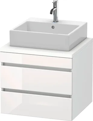 Produktbild von Konsolenunterschrank DURASTYLE 512x600x548mm weiß hochglanz/weiß matt weiß hochglanz/weiß matt
