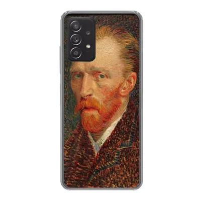 Produktbild von MuchoWow® Handyhülle Schutzhülle Hülle für Samsung galaxy a73 Selbstporträt - Vincent van Gogh Silikon Softcase Handy Hülle - Handyhülle