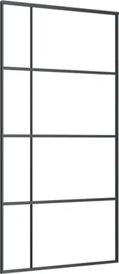 Produktbild von Schiebetür ESG Glas und Aluminium 102,5x205 cm Weiß