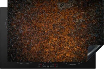 Produktbild von KitchenYeah© Herdabdeckplatte Metall - Bronze - Rost , 81x52cm, Küche Deko, Glaskeramikkochfeld Herdabdeckung, Abdeckplatte fùr Kochfeld
