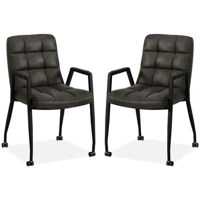 Produktbild von MX Sofa Esszimmerstuhl Ryan - Anthrazit (2er-Set)