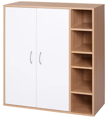 Produktbild von HOMCOM Mehrzweckschrank Standschrank Standregal Dekoschrank Bücherregal Schrank