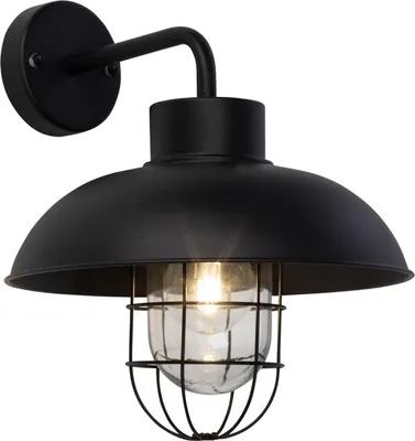 Produktbild von BRILLIANT Außenwandleuchte, hängend Portland schwarz IP44 E27 60 Watt dimmbar g. f. Normallampe