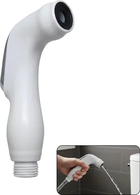 Immagine prodotto di Avizar, soffione doccia effetto spa a pioggia con ugello in silicone, bianco