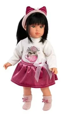 Produktbild von Llorens 54048 GRETA – realistische Puppe mit weichem Stoffkörper – 40 cm