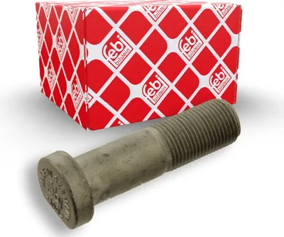 Produktbild von FEBI BILSTEIN Radbolzen 12863 Vorne Hinten passend für MERCEDES-BENZ T2/LN1 Kasten/Kombi 73mm Stahl 0,156kg