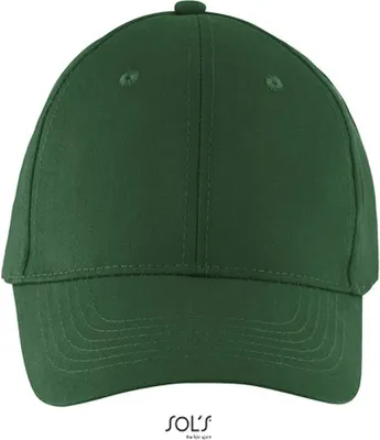 Produktbild von SOLs 03092 | Six Panel Cap Solar, 6-Panel-Form - Farbe: Bottle Green - Größe: One Size