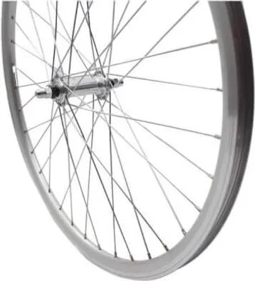 Image de Roue avant Roland 26 x 1,75 en aluminium rigide, profil en V, argent zinc spk