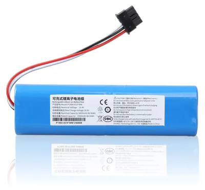 Ersatzakku 14,4 V 3400 mAh für Roboterstaubsauger, kompatibel mit Xiaomi Mop Pro