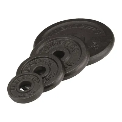 Produktbild von ENERGETICS Hantelscheibe Guss leicht SCHWARZ 2X2,5