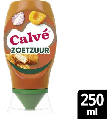 Produktbild von Calvé Zoetzuur 250 g – Süß-saures Würzmittel für Salate, Marinaden & Saucen