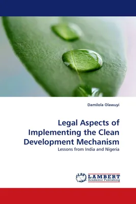 Produktbild von Legal Aspects of Implementing the Clean Development Mechanism