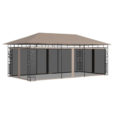 Immagine prodotto di Padiglione con zanzariera 6x3x2,73 m Taupe 180 g/m²