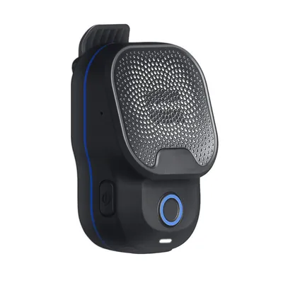 Produktbild von Mini Bluetooth-Lautsprecher mit Magnetclip & Mikrofon, tragbar, lange Standby-Zeit, ideal für Reisen & Outdoor